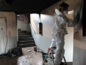 Nettoyage après incendie